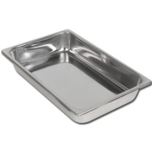 S/S INSTRUM. TRAY WITH LID - 264x172x47 mm