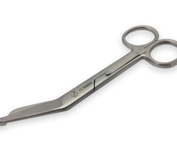 S/S BANDAGE SCISSORS with belt clip – 14 cm