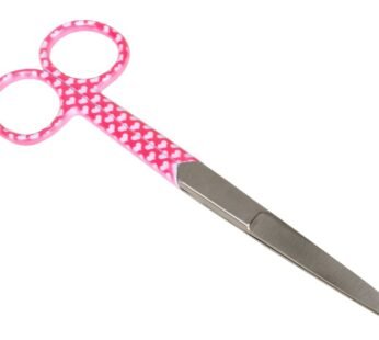 S/S STRAIGHT SCISSORS – hearts fantasy – blunt/sharp – 14 cm