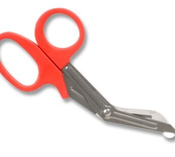 S/S UTILITY AND BANDAGES SCISSORS 6.5″ – 16.5 cm – red