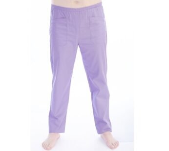 TROUSERS – cotton/polyester – unisex XL violet