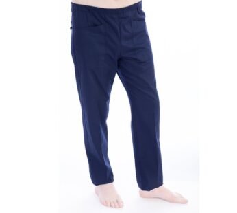 TROUSERS – cotton/polyester – unisex XXL navy blue