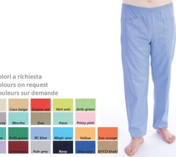 TROUSERS – cotton/polyester – unisex XS colour on request