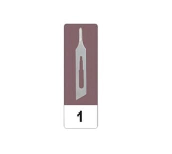 GIMA CARBON STEEL GOUGE BLADES N 1 – sterile