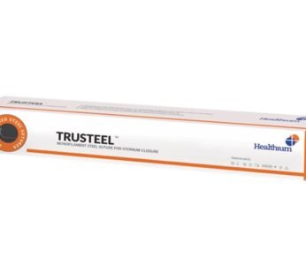 TRUSTEEL NON ABSORB. SUTURE gauge 6 circle 1/2 needle 44 mm – 45 cm – natural