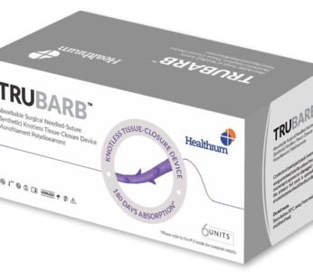 TRUBARB ABSORB. SUTURE gauge 0 circle 1/2 needle 37mm – 45cm – violet