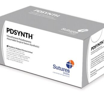 PDSYNTH ABSORB. SUTURE gauge 0 circle 1/2 needle 40mm – 70cm – violet