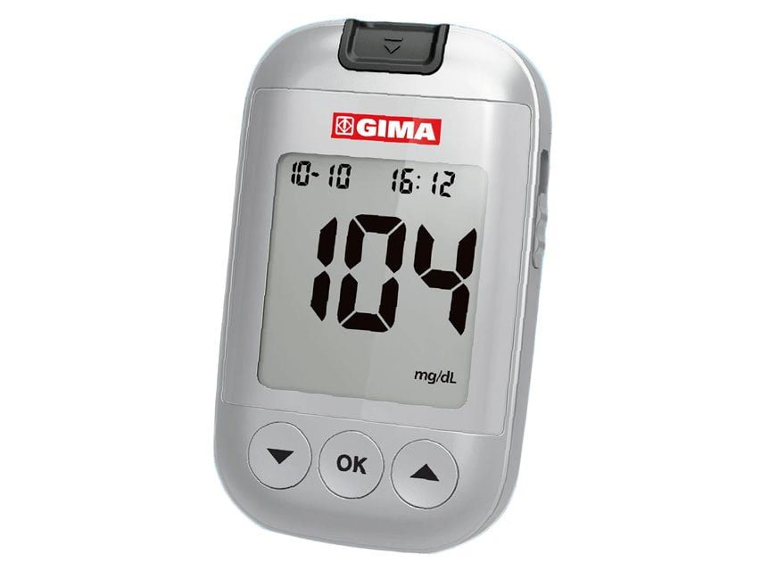 GIMA GLUCOSE MONITOR KIT mg/dL with Bluetooth - GB, FR, IT, ES
