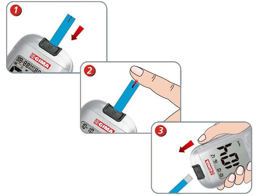 GIMA GLUCOSE MONITOR KIT mg/dL with Bluetooth - GB, FR, IT, ES - Image 2