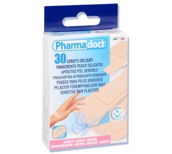 PHARMADOCT HYPOALLERGENIC PLASTERS 5 sizes – carton of 12 boxes of 30