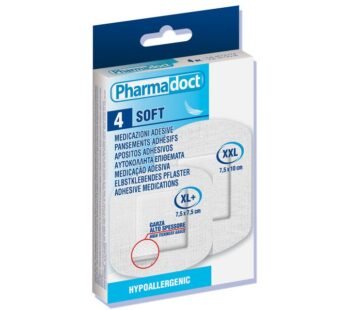 PHARMADOCT HYPOALLERGENIC PLASTERS 2 sizes – carton of 12 boxes of 4