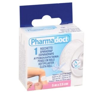 PHARMADOCT CLOTH ROLL 5m x 2.5cm – carton of 12 boxes