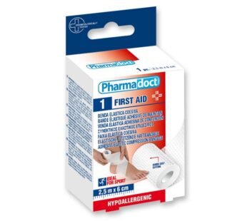 PHARMADOCT ELASTIC COMPRESS. BANDAGES 2.5m x 6cm – carton of 6 boxes