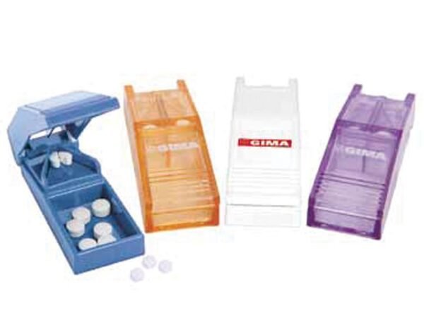 COLOUR PILL SPLITTER (3 white, 3 light blue, 3 lavender, 3 transp.orange) with display - Image 2