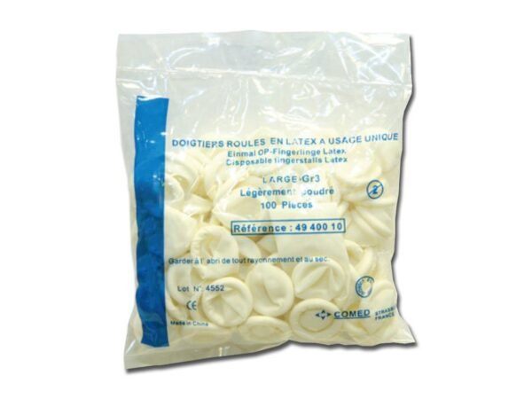 LATEX FINGER COTS - large