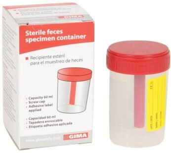 FAECES CONTAINER 60 ml in single box – sterile