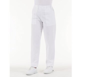 TROUSERS – white cotton – SMALL