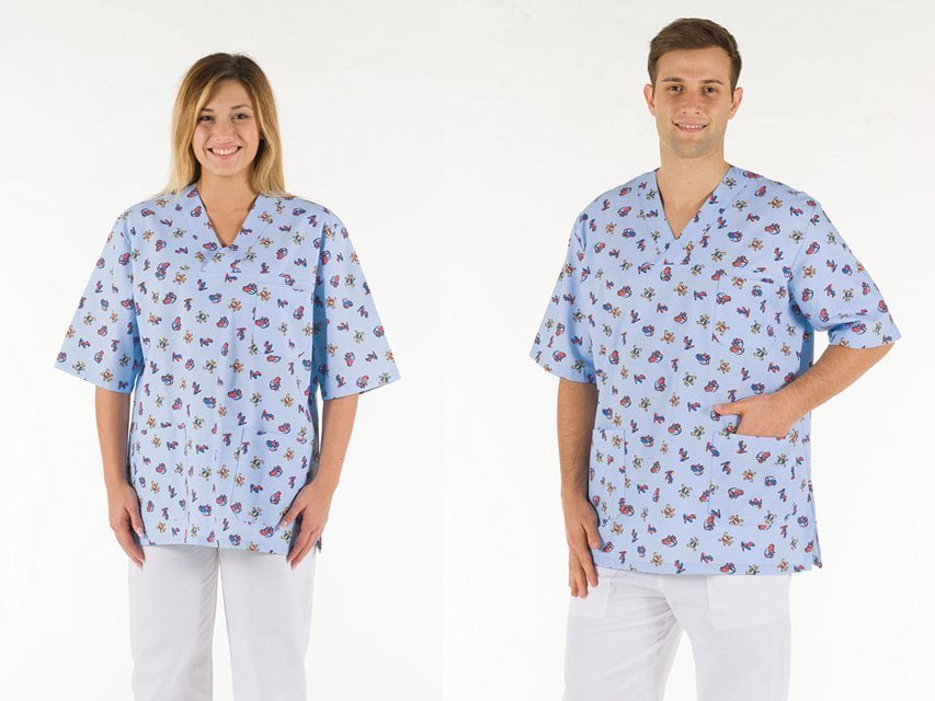 FANTASY JACKET - light blue cotton - SMALL