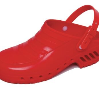 GIMA CLOGS – without pores, with straps – 35 – red