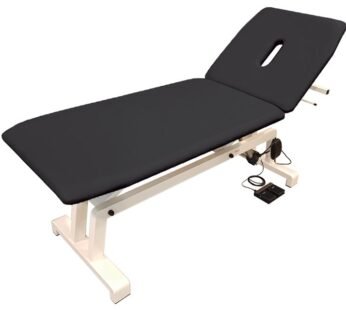 ELECTRIC HEIGHT ADJUSTABLE TREATMENT TABLE – black