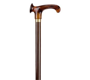 RAFFAELLO WOOD STICK – “T” right handle – tortoiseshell