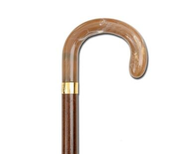 TIZIANO WOOD STICK – curved handle