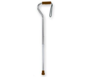 ALUMINIUM STICK – curved handle – bronze