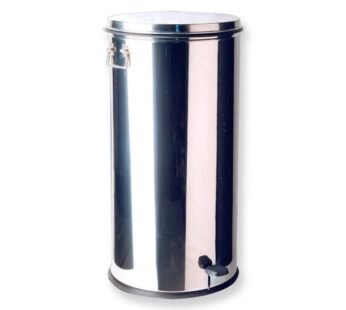 WASTE BIN 70 l with pedal – stainless steel