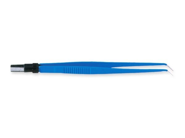 EU STRAIGHT FORCEPS 18 cm - angled 1 mm point