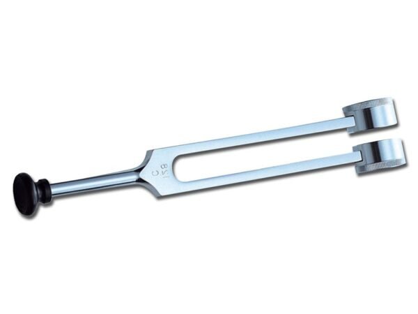 ALUMINIUM TUNING FORK 128 Hz - with foot