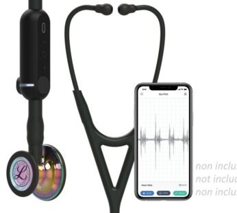 3M LITTMANN CORE DIGITAL STETHOSCOPE – 8572 – black – high polish rainbow finish