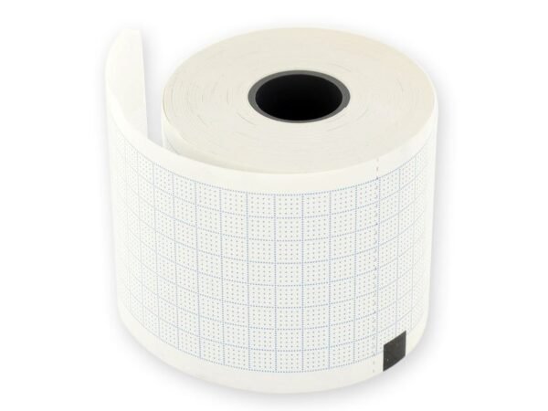 ECG thermal paper 50x30 mm x m roll - blue grid - Image 2