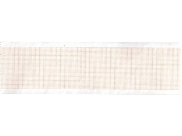 ECG thermal paper 63x30 mm x m roll - orange grid