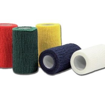 COHESIVE COLOUR BANDAGE 4 m x 10 cm – mixed colours