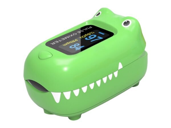 OXY-0 PEDIATRIC FINGER OXIMETER - crocodile - GB,IT,ES,DE,GR,PL