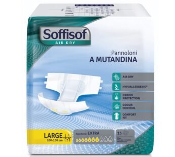 SOFFISOF AIR DRY INCONTINENCE PAD – moderate incontinence – large