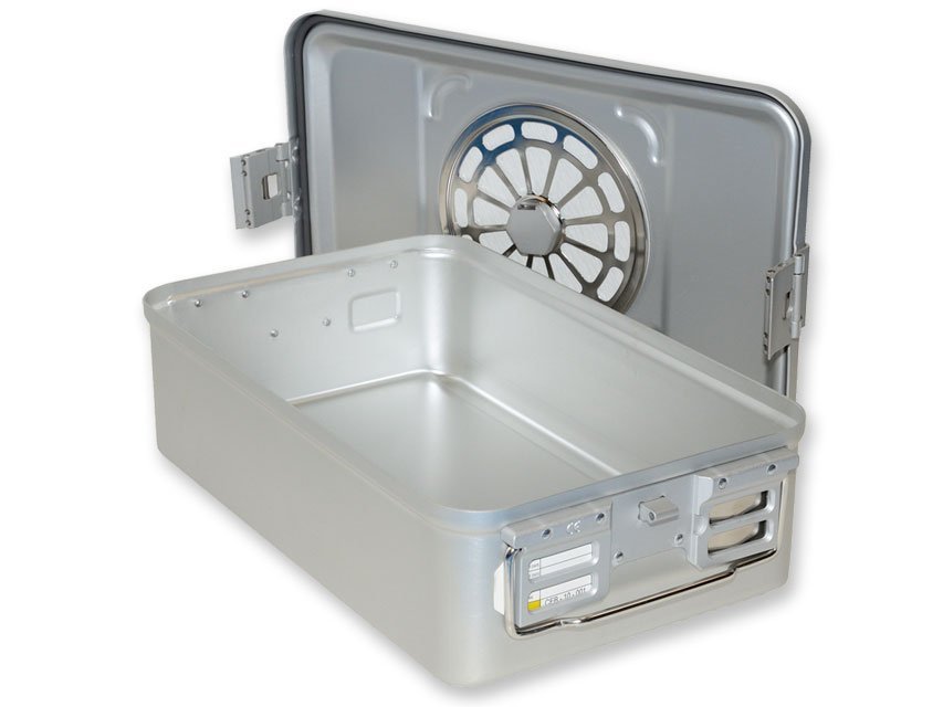 CONTAINER WITH FILTER medium h 135 mm - grey - Image 2