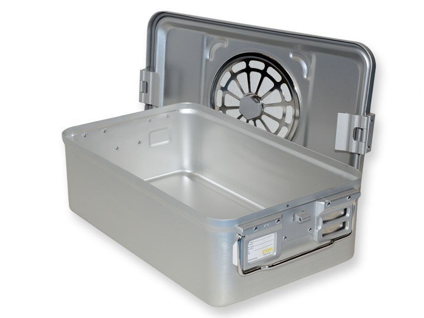 CONTAINER WITH FILTER medium h 150 mm - grey - Image 2