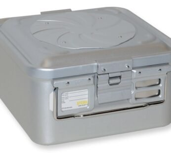 B.S. CONTAINER WITH VALVE small h 150 mm – grey