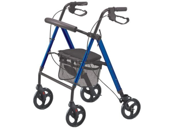 LIGHTWEIGHT ROLLATOR - foldable - blue