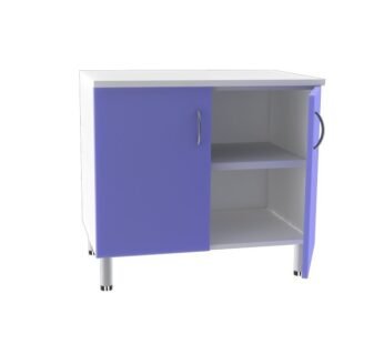 DOUBLE BASE UNIT 2 doors with 2 shelves – any colour