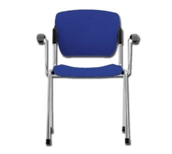 STACKABLE CHAIR with arms – blue