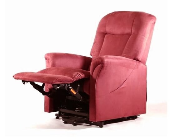 FLAVIA LIFT ARMCHAIR 2 motors - fireproof - burgundy - Image 2