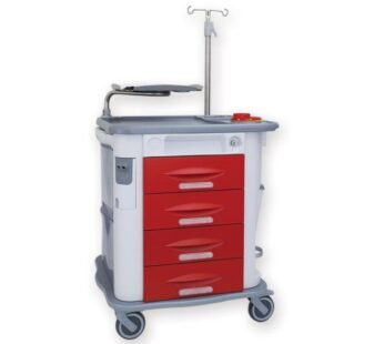 AURION EMERGENCY TROLLEY – red