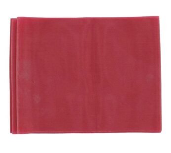 LATEX-FREE EXERCISE BAND 1.5 m x 14 cm x 0.30 mm – red