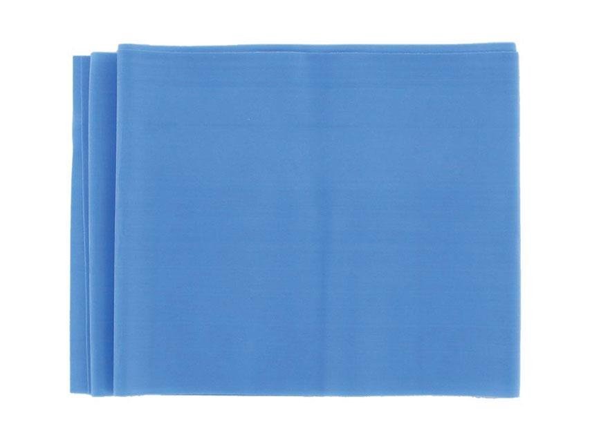 LATEX-FREE EXERCISE BAND 1.5 m x 14 cm x 0.35 mm - blue