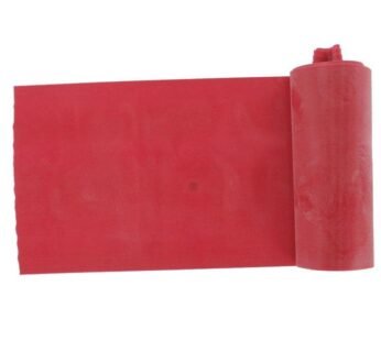 LATEX-FREE EXERCISE BAND 5.5 m x 14 cm x 0.30 mm – red