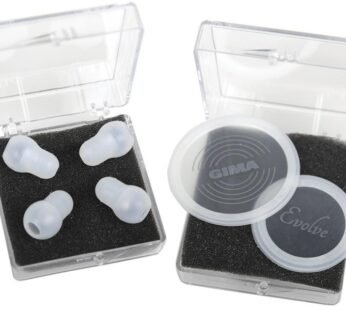 GIMA EVOLVE KIT: 2 FLOATING DIAPHRAGMS + 2 PAIRS OF EARTIPS – transparent – spare